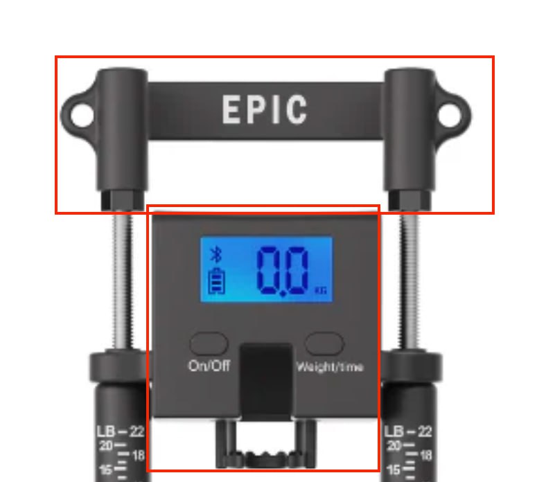 Digitale Waage „Top Bracket“ – Upgrade auf EPIC PRO