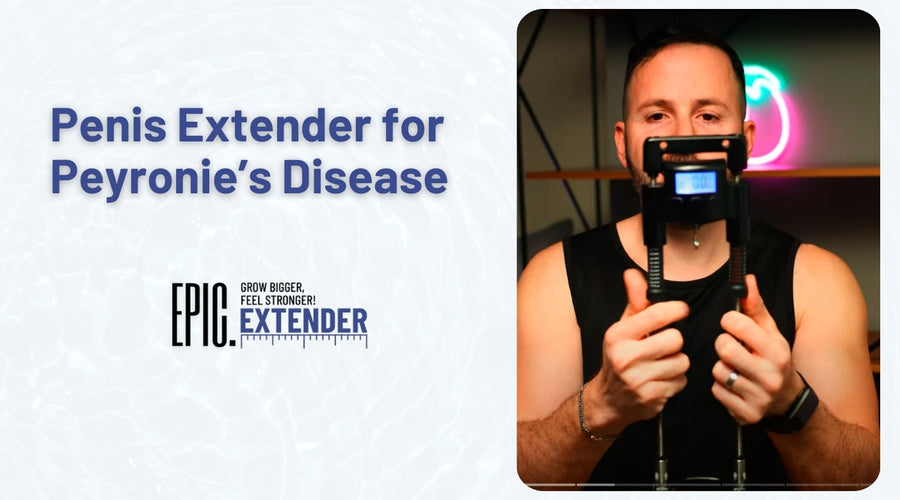 Penis Extender for Peyronie's Disease and a Curved Penis