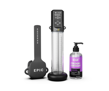 PRO Kit Epic Pump + Cylinder + Epic XL Vibe + Soft Pad+ Lubricant