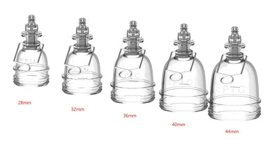 Epic vacuum cups, 5 sizes
