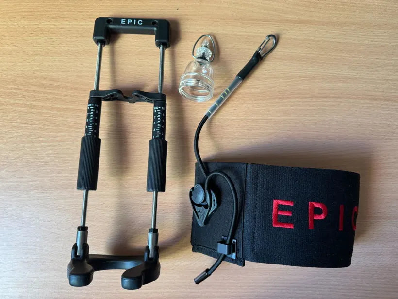 Buyer photo: Epic Extender with the All Day Stretcher and cups