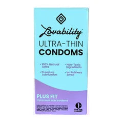 Lovability Plus Fit condoms