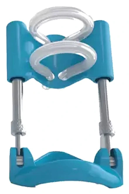 Quick Extender Pro: a plastic frame with the double strap glans support and spring loaded rods