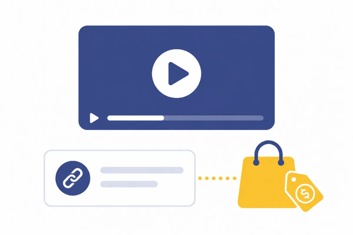Illustration: most top review videos link to a store, so the reviewer earns when you buy