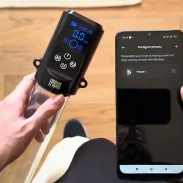 Setting up pumping presets for the Epic Air in the PE Trainer app